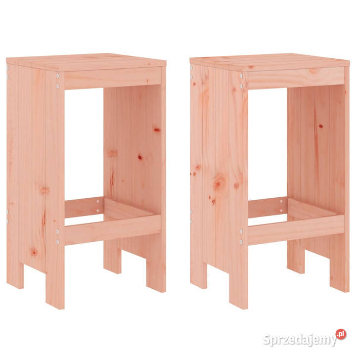 Stołki barowe 2 40x36x75 lite drewno daglezjowe Warszawa sprzedam