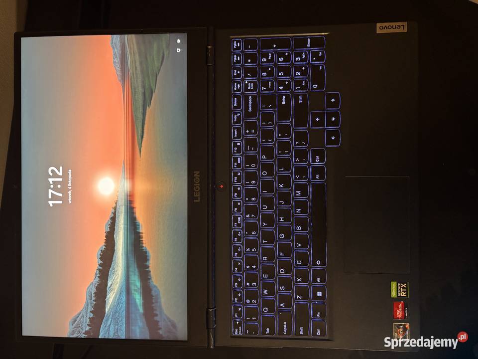 Okazja Na sprzedaż laptop Lenovo Legion 5 Liczba rdzeni 6 świętokrzyskie Włoszczowa