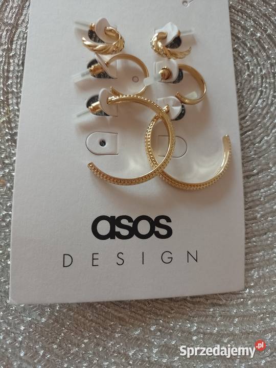 ASOS3 pary kolczyków zestaw Kolczyki koła z Kraków sprzedam