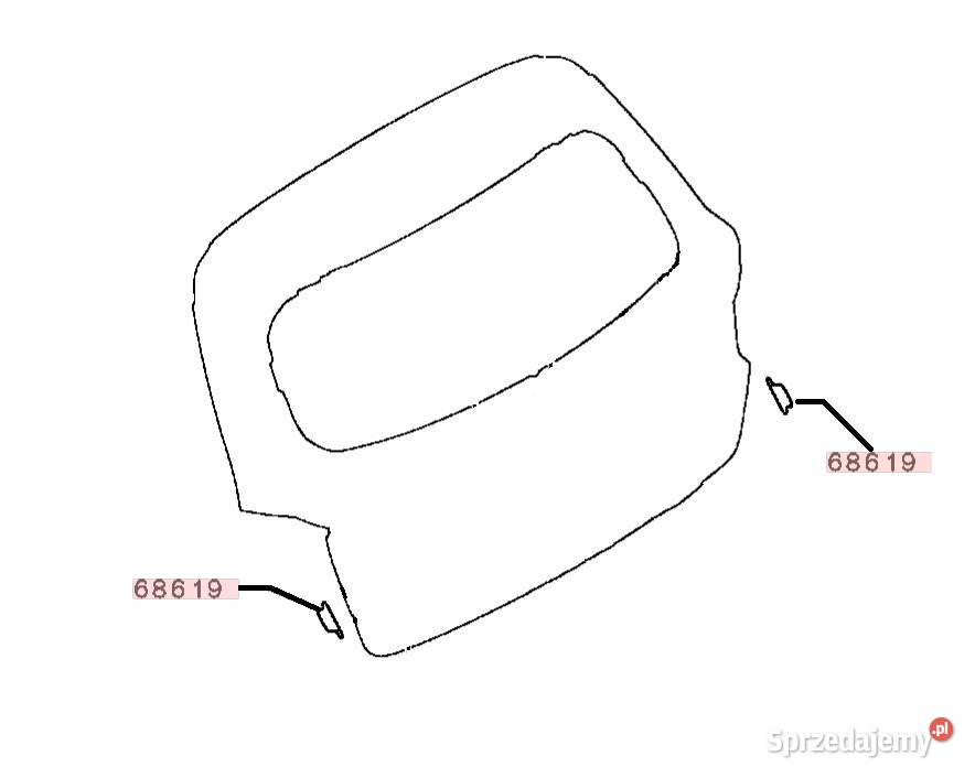 Odbój amortyzator boczny klapy bagażnika osobowe Warszawa