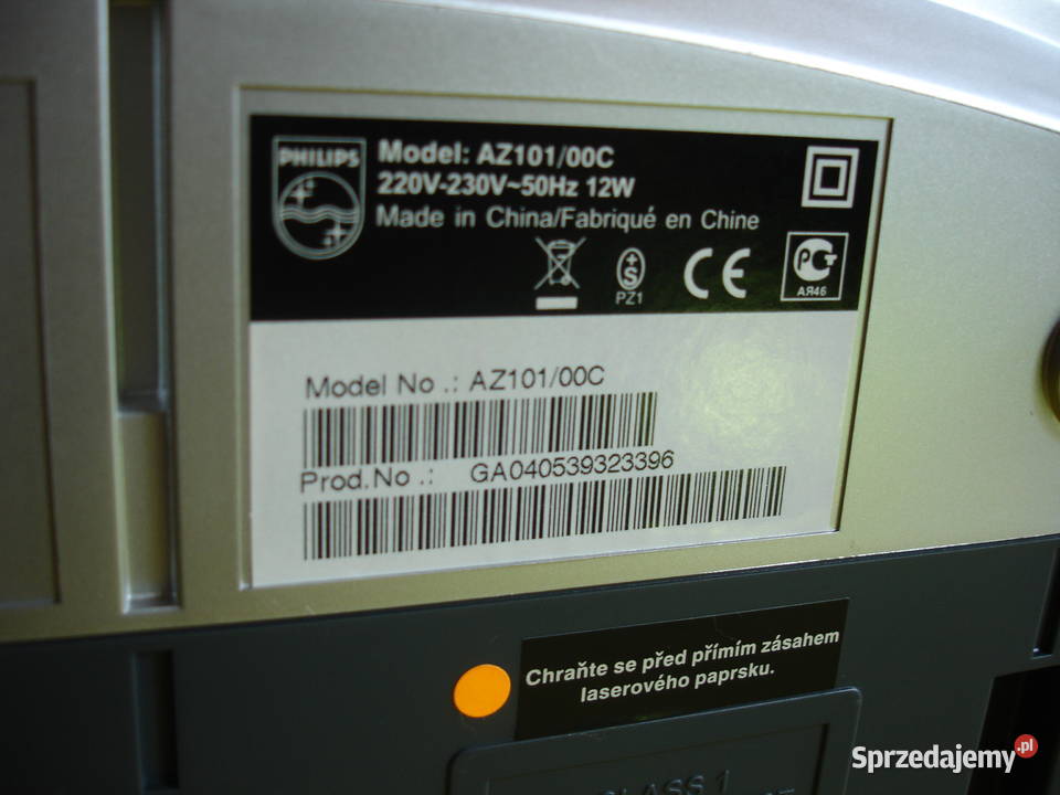 Radiomagnetofon PHILIPS AZ101 lubuskie Zielona Góra