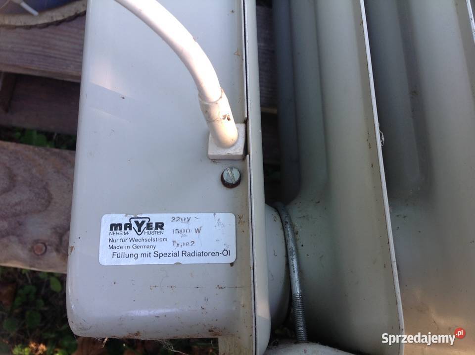 Grzejnik Elektryczny Olejowy MAYER 1500 W Grzejniki Nowa Sól