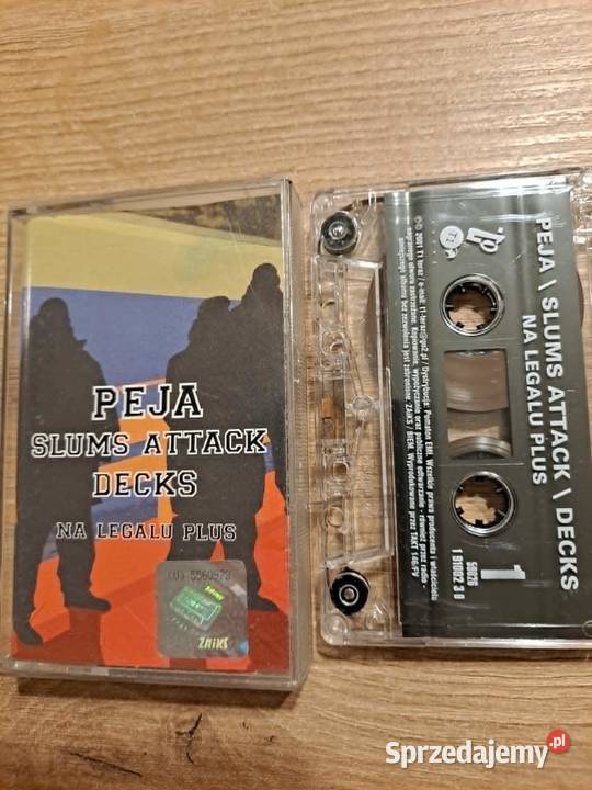 PEJA Slums Attack Na legalu Kaseta 2001 Muzyka Kraków