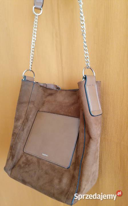 Torebka worek Parfois zamszowaTorba shopper Torby i torebki