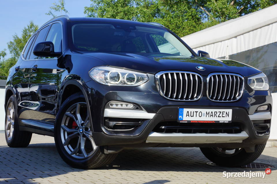 BMW X3 20 Diesel 190 4x4 Navi LED Półskóra Hak światła przeciwmgielne Nowy Sącz sprzedam