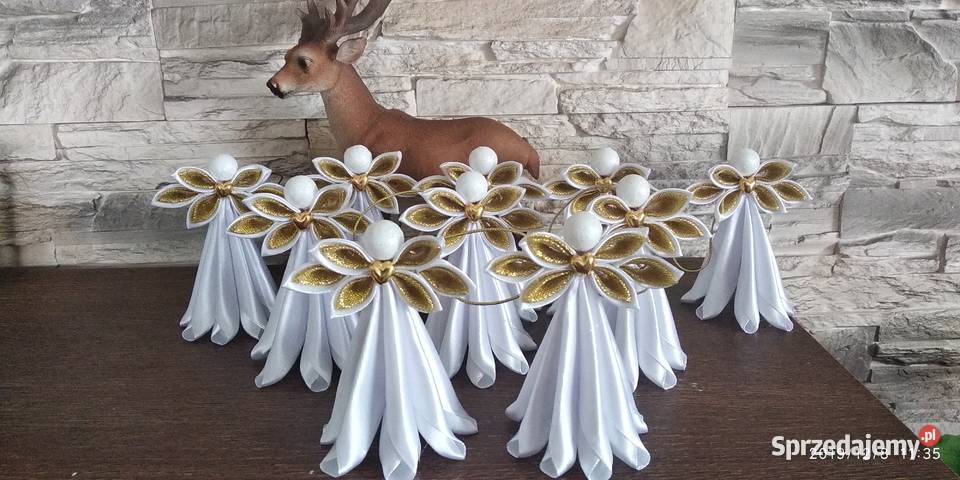 Aniołki z wstążki wielokolorowy