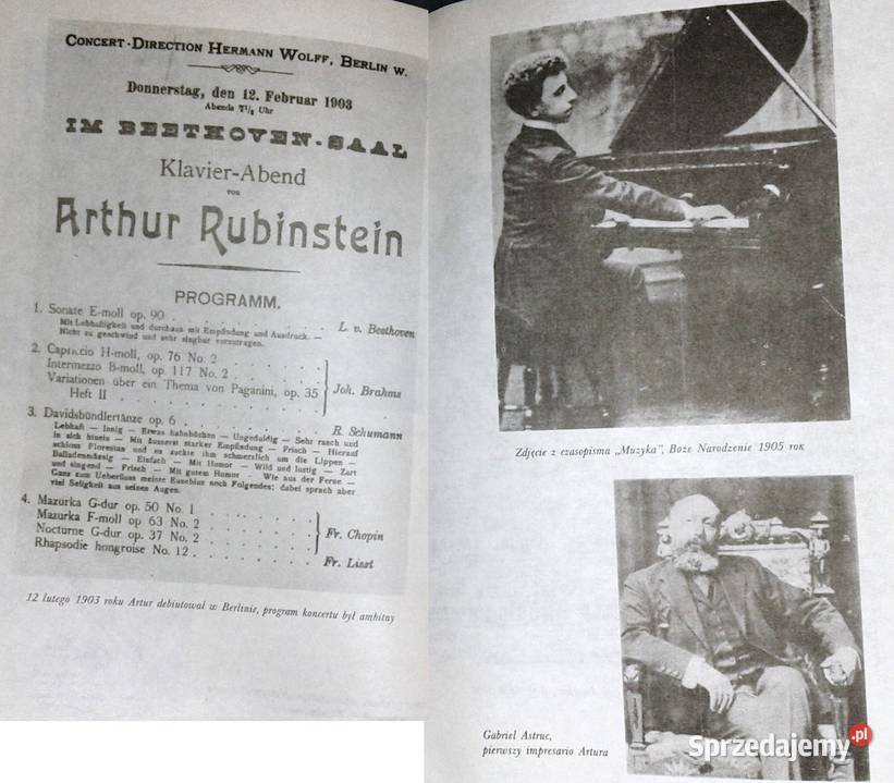 Moje młode lata Artur Rubinstein lubelskie Chełm