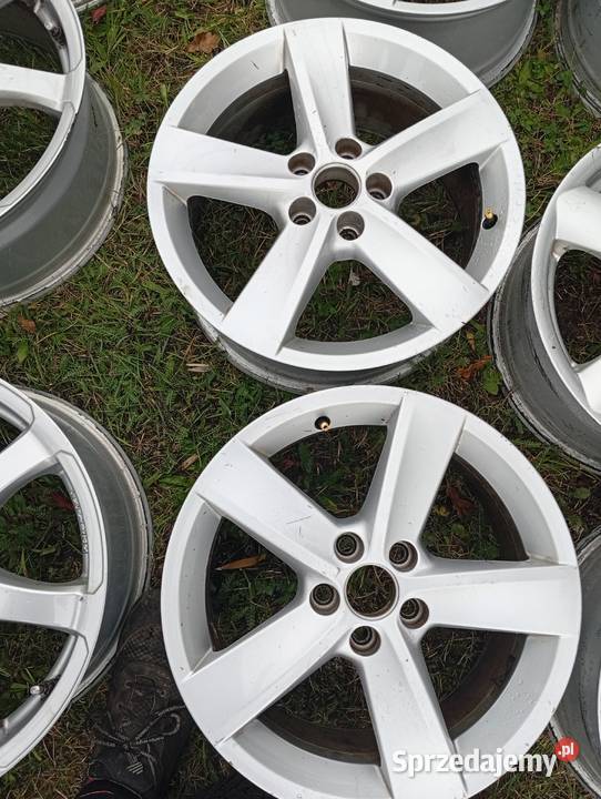 Alufelgi 7jx 16 5x100 et46 oryginał VW audi seat aluminiowe Kałowice