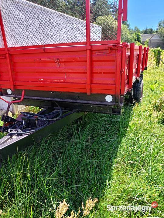 Przyczepa wywrotka na 3 strony nieuszkodzony Mońki