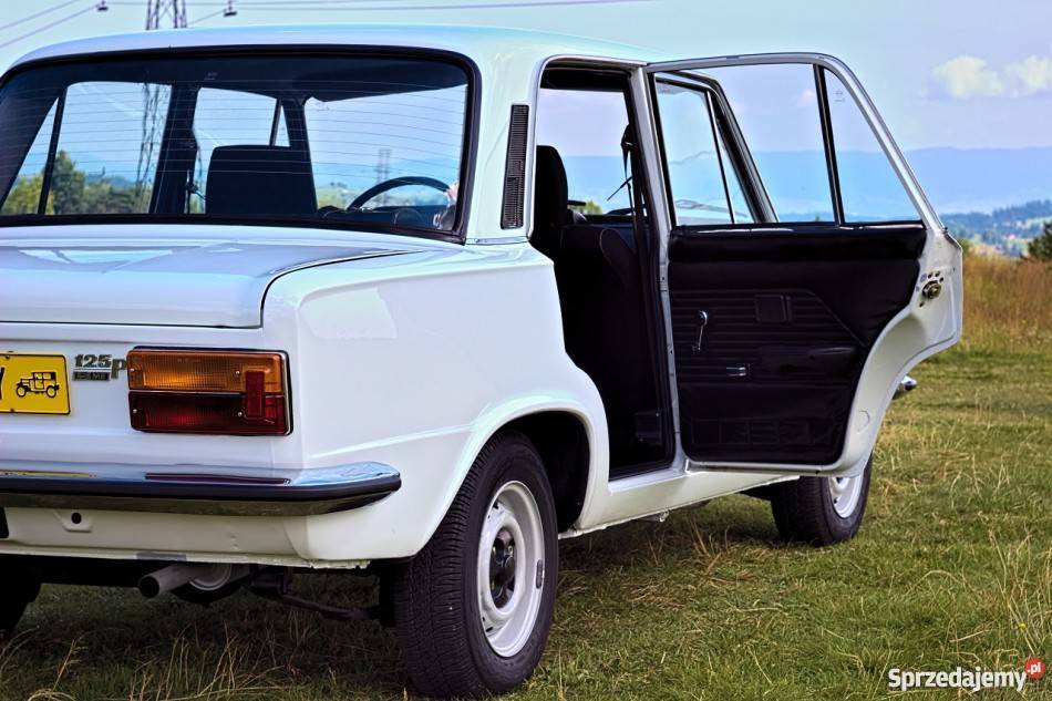 Zabytkowy samochód do ślubu FIAT 125p auto ślub małopolskie Kraków