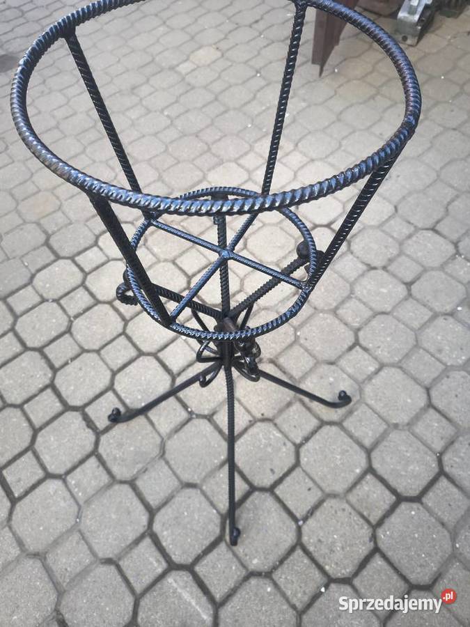 Duży masywny kwietnik metalowy PRL podlaskie Białystok