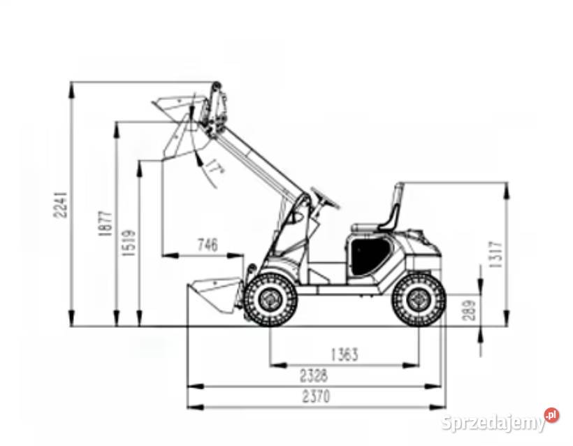 Mini ładowarka 3 kołowa lubelskie Biłgoraj