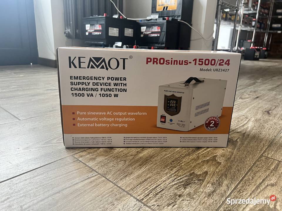 Zasilacz awaryjny KEMOT PROsinus150024 24V 230V łódzkie Bełchatów