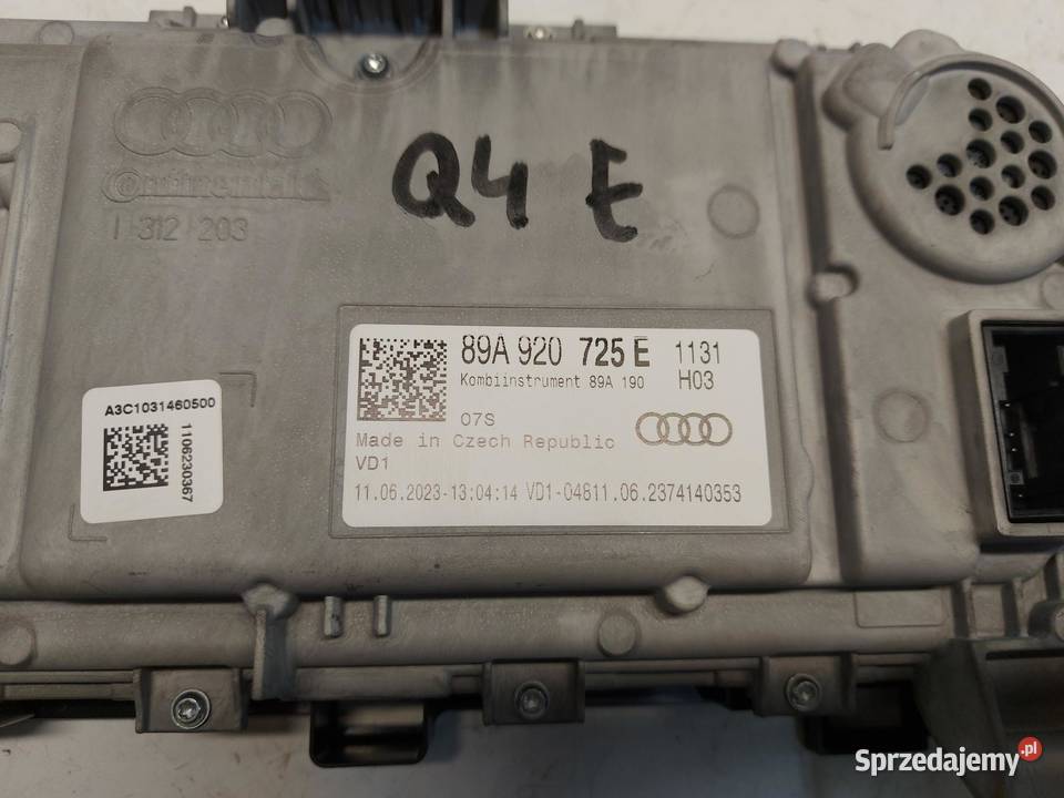 Audi Q4 ETRON 89A 89E LICZNIK ZEGARY 89A920725E dolnośląskie