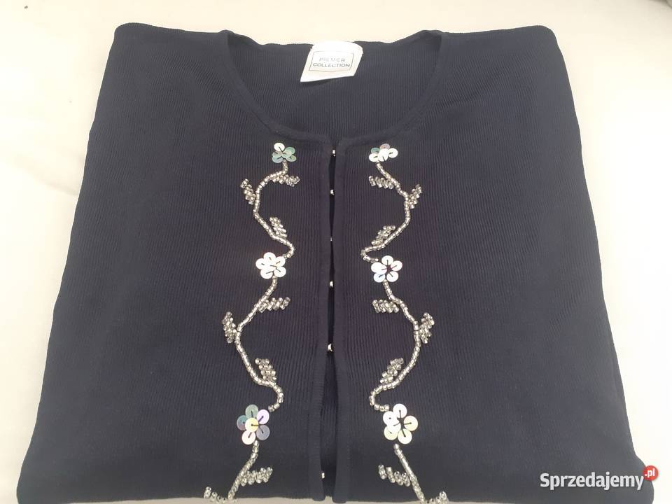 sweter granatowy rozpinany L Gdańsk