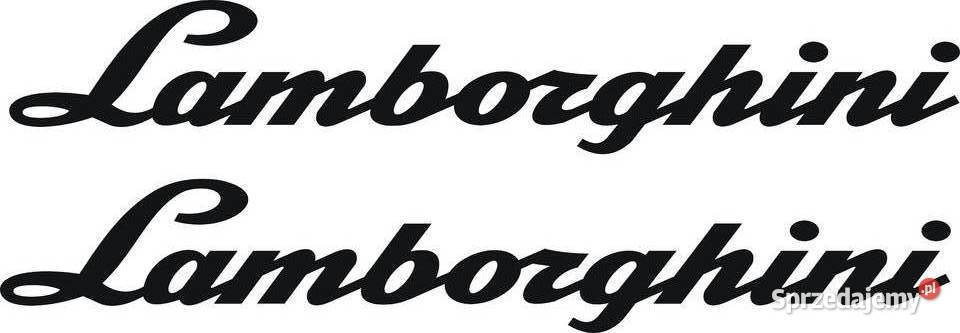 2 naklejki LAMBORGHINI 65 na trakror ciągnik Kraków