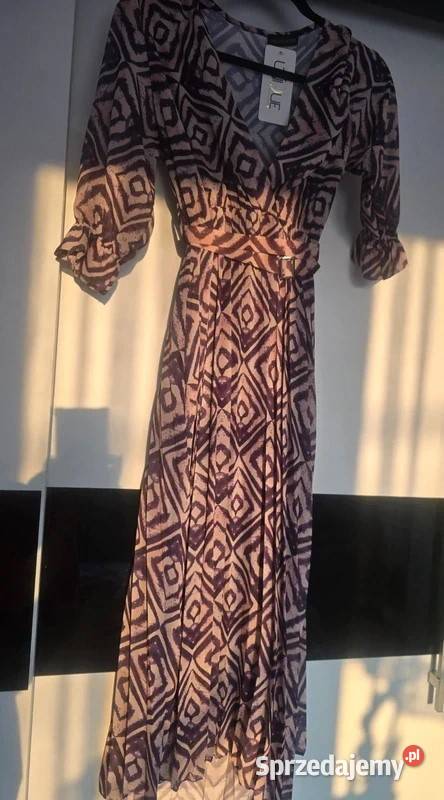 Sukienka Letnia Maxi Boho over size Rozkloszowana  Spódnice i sukienki Krapkowice
