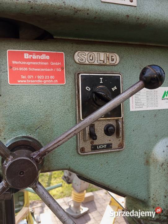 Wiertarka słupowa wiertarka kolumnowa Poniatowa