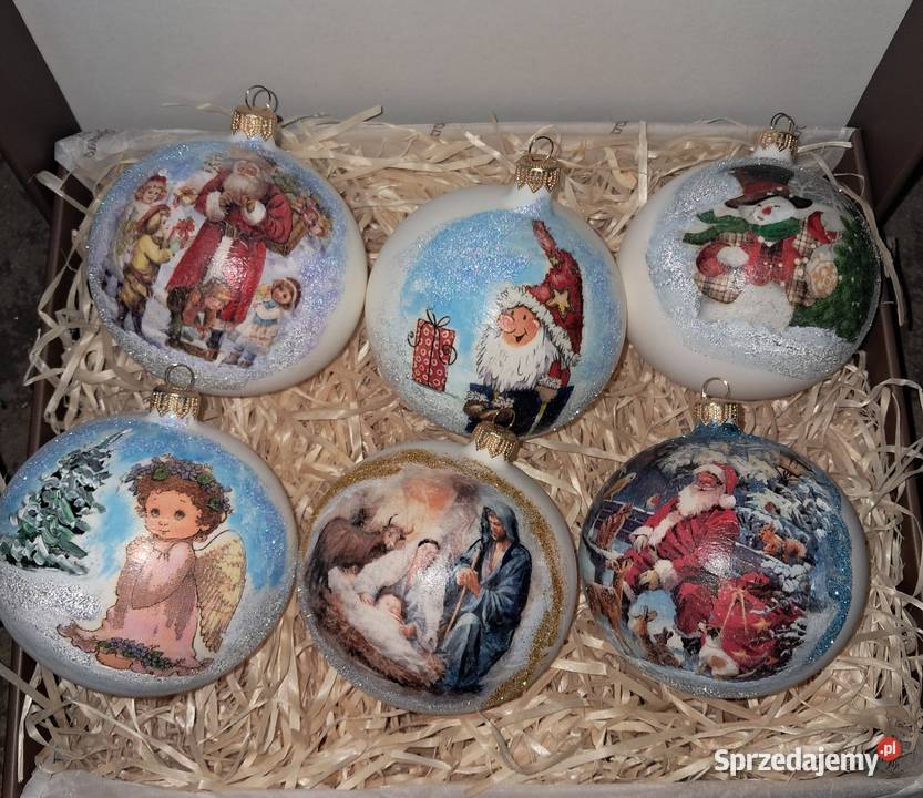 Bombki choinkowe szklane Krosno