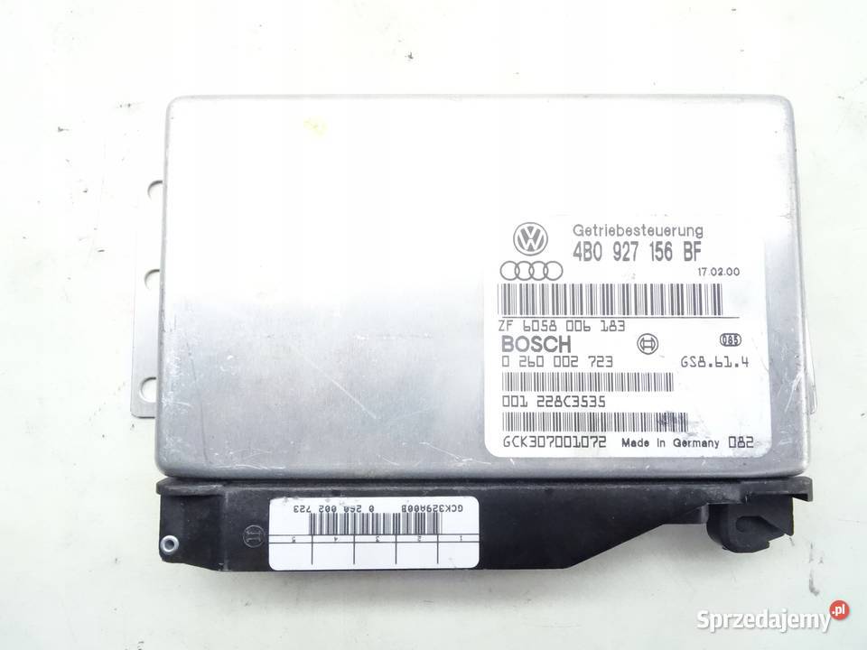 4B0927156BF STEROWNIK SKRZYNI BIEGOW AUDI A6 C5 Przemęt