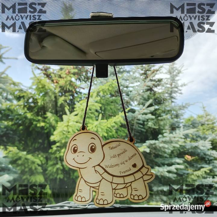 Zawieszka żółwik na lusterko auta Tatusiu Racot