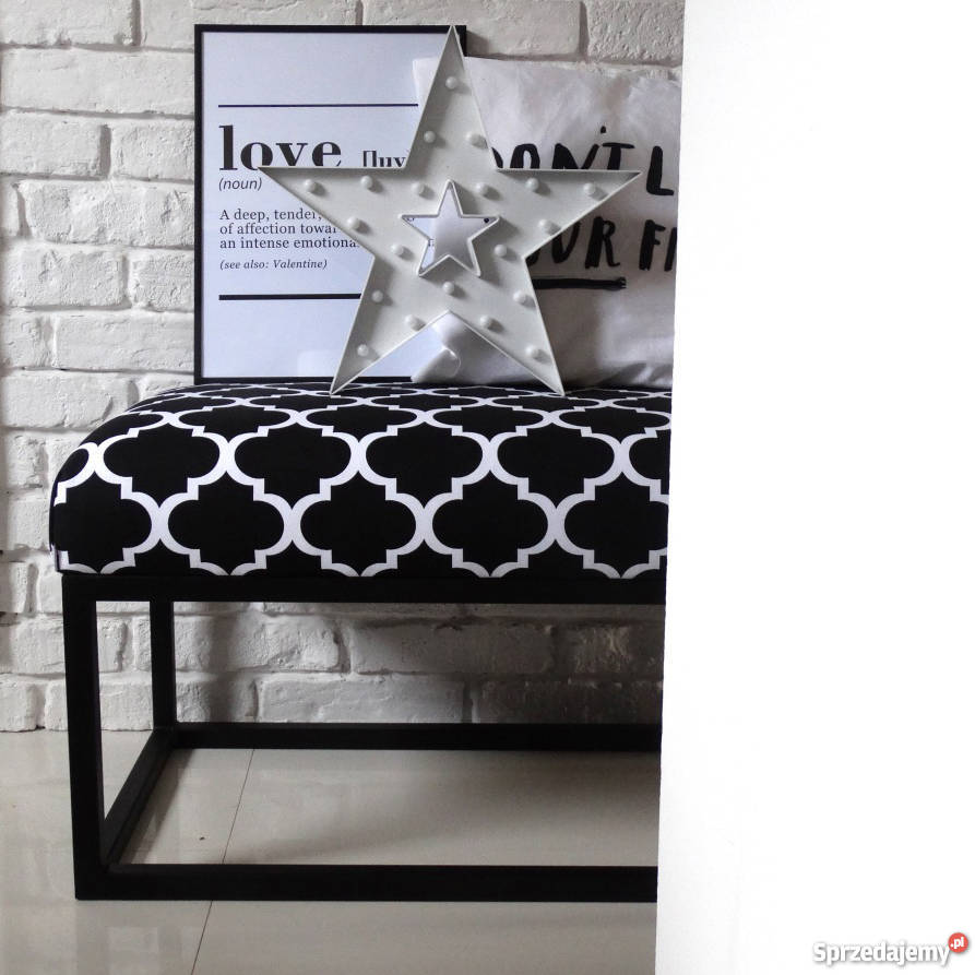 Loft ławka nowoczesna przedpokój metalowa mazowieckie