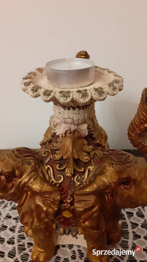 Słoń świecznik Dekoracje i ozdoby Szczecin