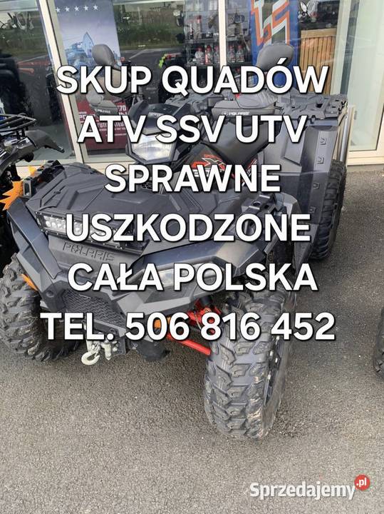 Skup Quadów i ATV SSV UTV Buggy Sprawne Sandomierz