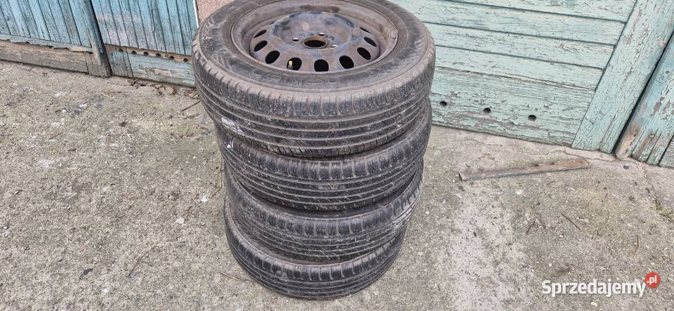 Koła 4x100 1657014 z ładnymi oponami Szczecin sprzedam