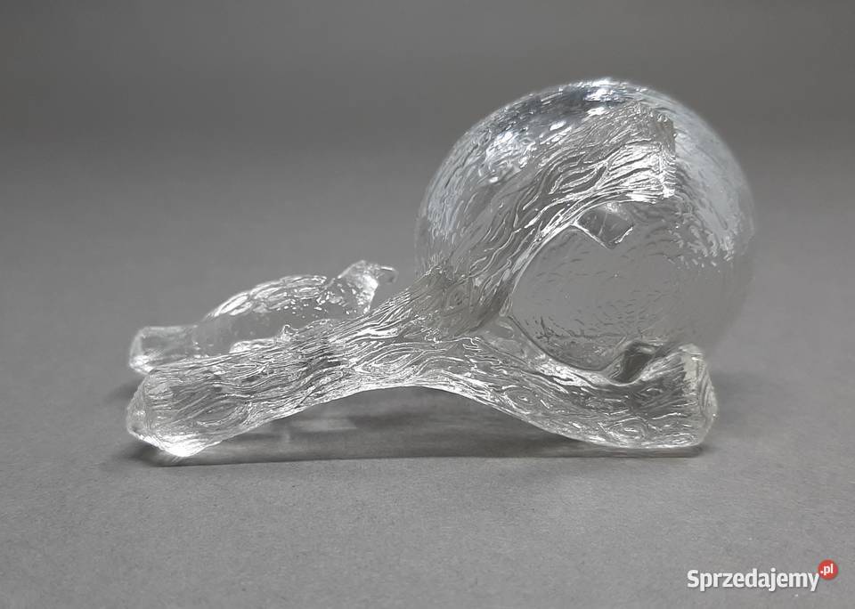 Szklana solniczka Vintage Lublin