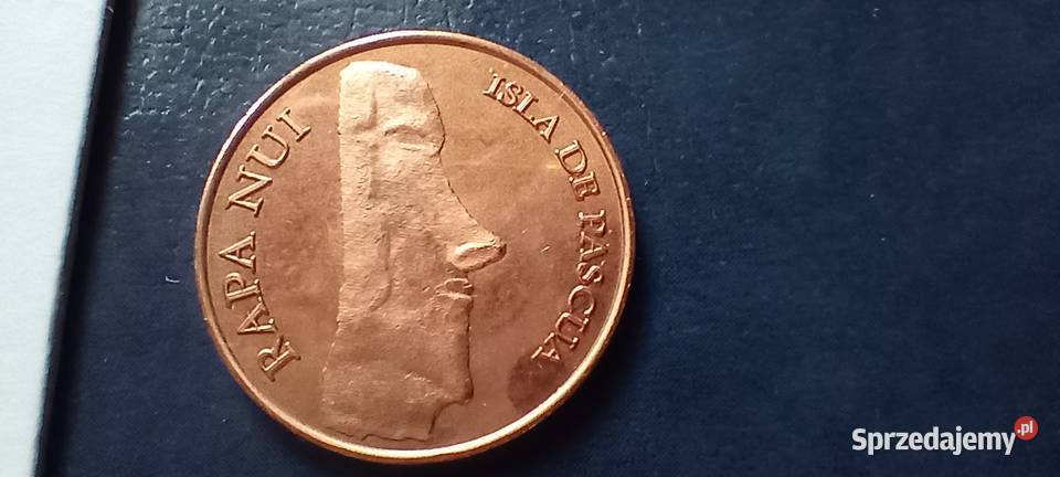 Stare monety 50 pesos 2007 Wyspa Wielkanocna Lesko