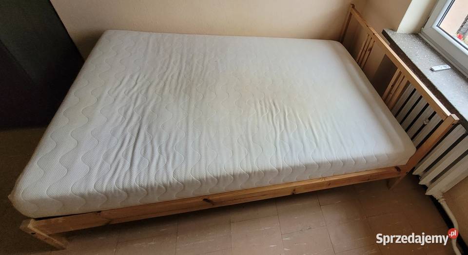 Łóżko drewniane 140x200 materac Bazyl 140cm lubelskie Puławy