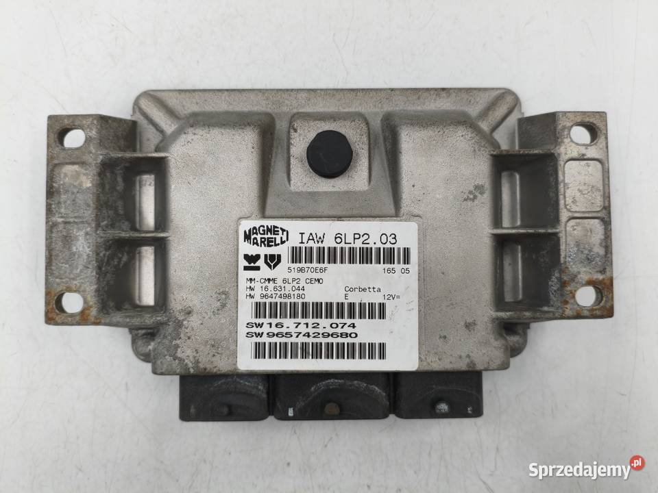 Sterownik Silnika Peugeot 206 14 9657429680 Wyszków sprzedam