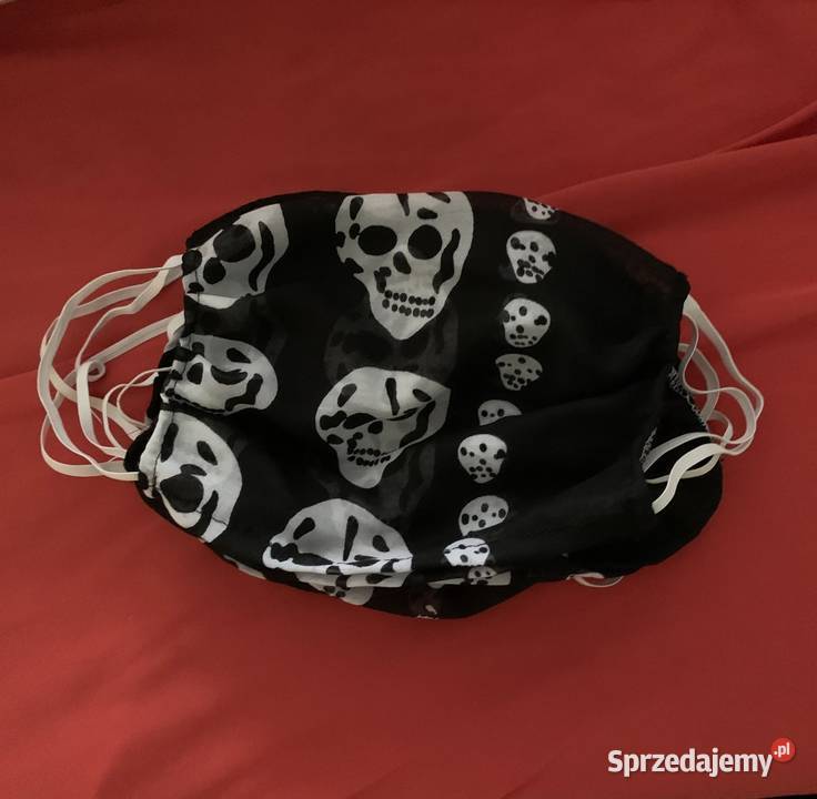 Maseczka czaszki koronkowa LV Nisko