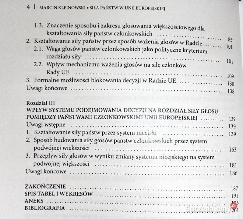 Siła państw w Unii Europejskiej Marcin Chełm