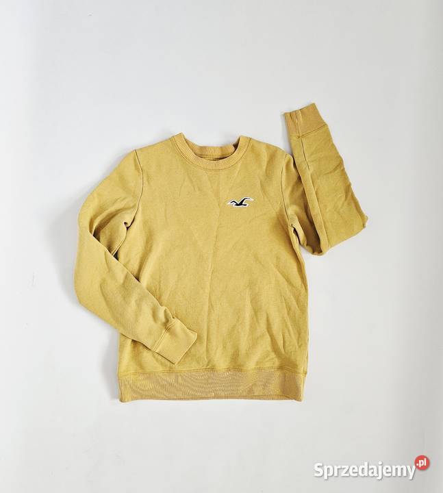 Żółta ocieplana bluza Hollister s 36 Pozostałe sprzedam