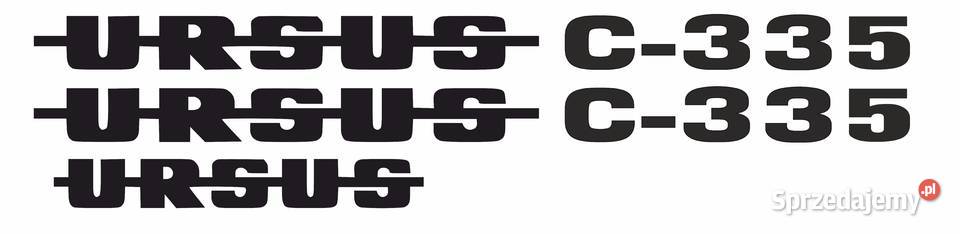 Naklejki Ursus C335 Kamionna