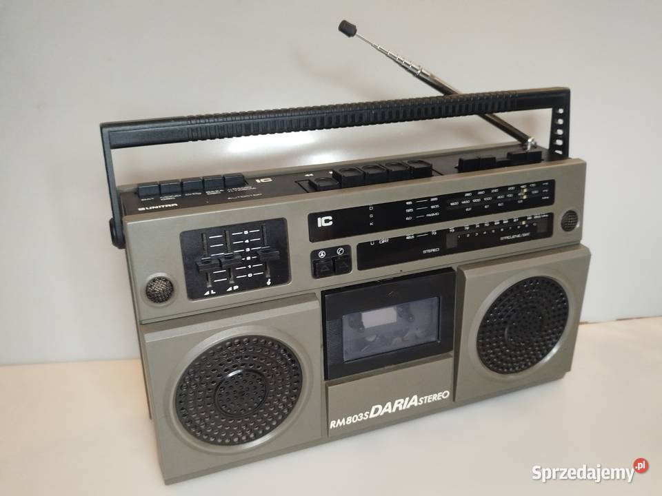 Radio magnetofon Stereo Unitra RM803S Daria Radioodtwarzacze sprzedam