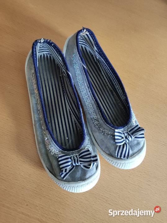 dziewczęce letnie tenisówki z kokardką z Kielce