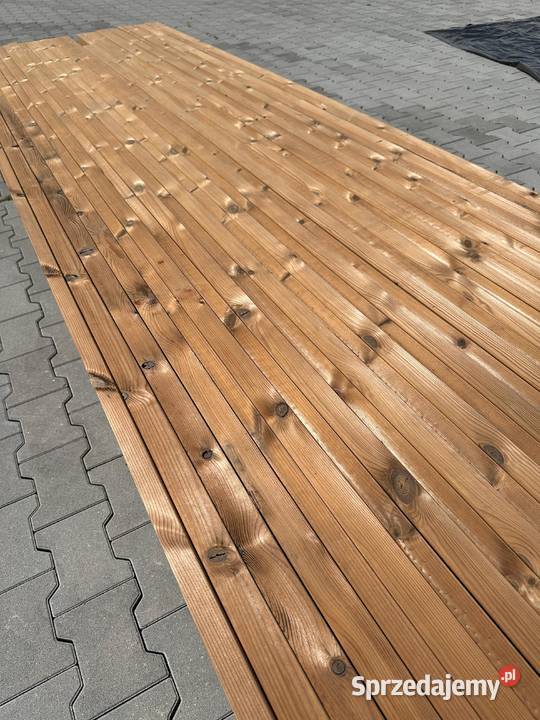 Deska elewacyjna thermo termo sosna lamela Prusice