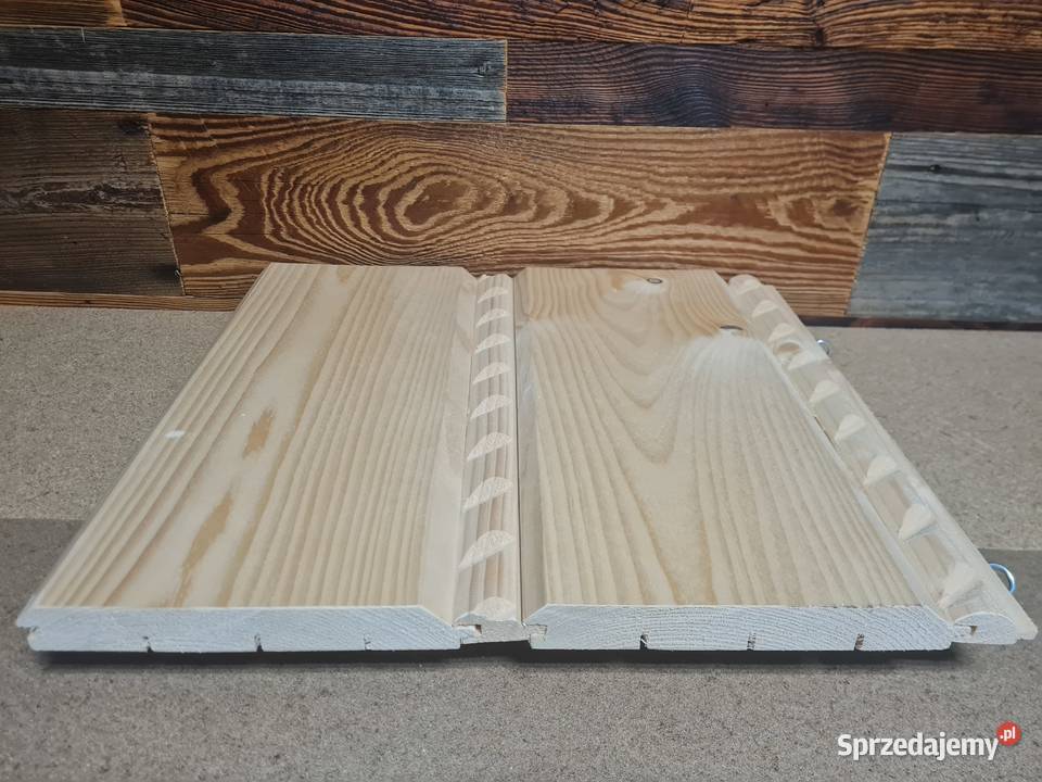 DESKA PŁASKA PÓŁBAL z warkoczem 220x28 PŁAZÓWKA Domaradz