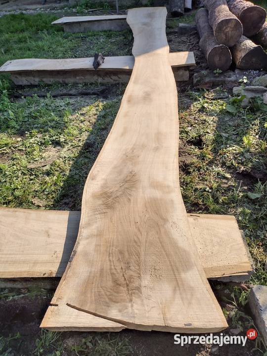 dechy dębowe live edge wood monolit 480cm Stoły, krzesła, biurka Przysucha