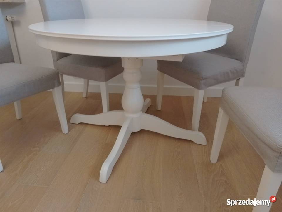 Stół IKEA Ingatorp rozkładany biały Super sprzedam
