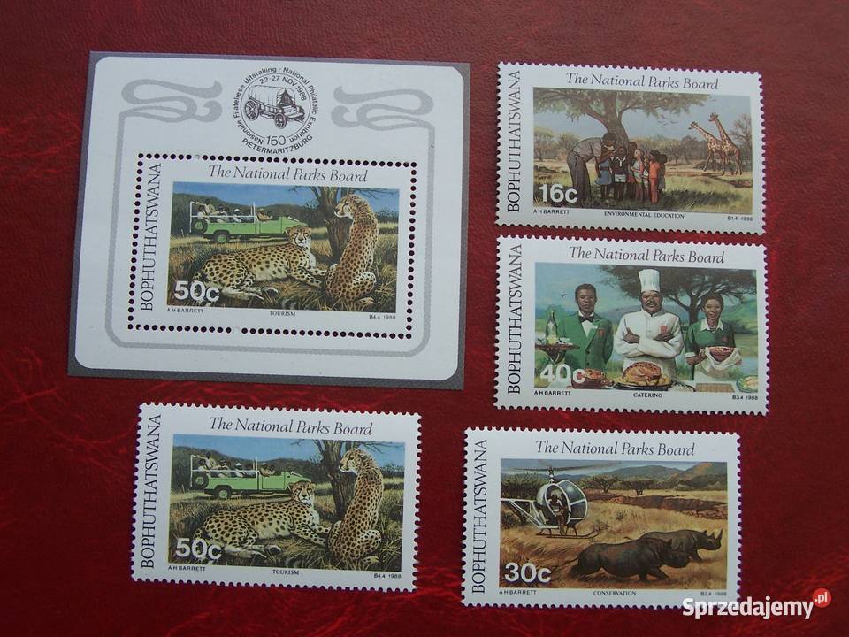 Boptswana 1988 MNH Mi 20205 Fauna Filatelistyka Tychy