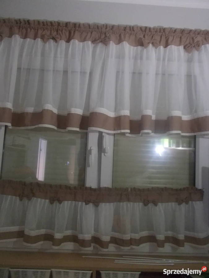 komplet zasłony lambrekin wielokolorowy Włocławek