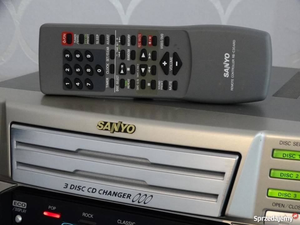 Wieża Sanyo pil mocna i sprawna WYSYŁKA Jasło