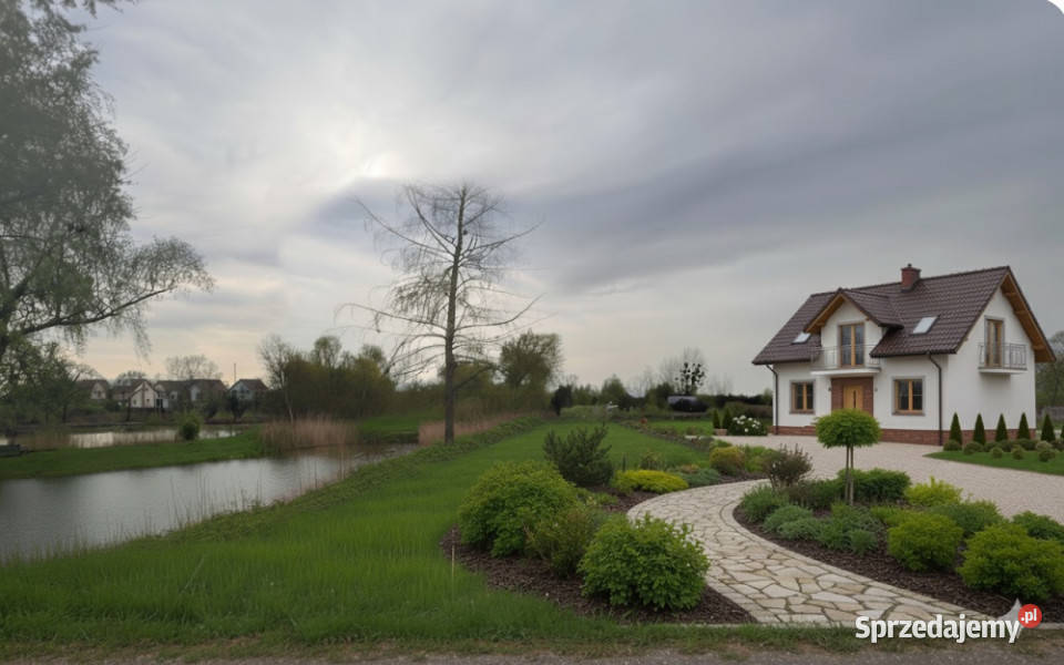 Nowy dom na sprzedaż stacji kolejowej i stawach Wołów