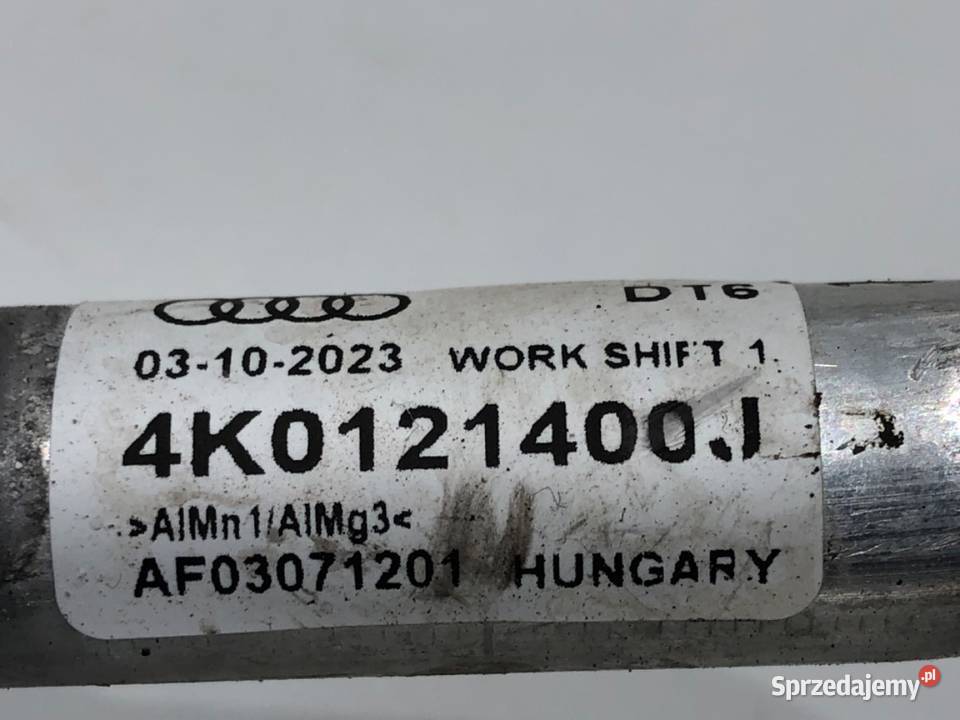 RURA WODY AUDI A6 C8 4K0121400J 20 204 Chłodnie wody sprzedam