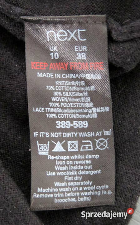 Nowa i elegancka sukienka Next r M 38 Komorniki
