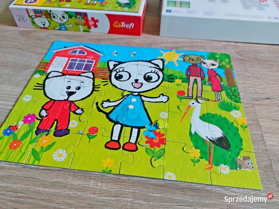 Kicia Kocia puzzle 30elementów Trefl Kraków Trefl Puzzle